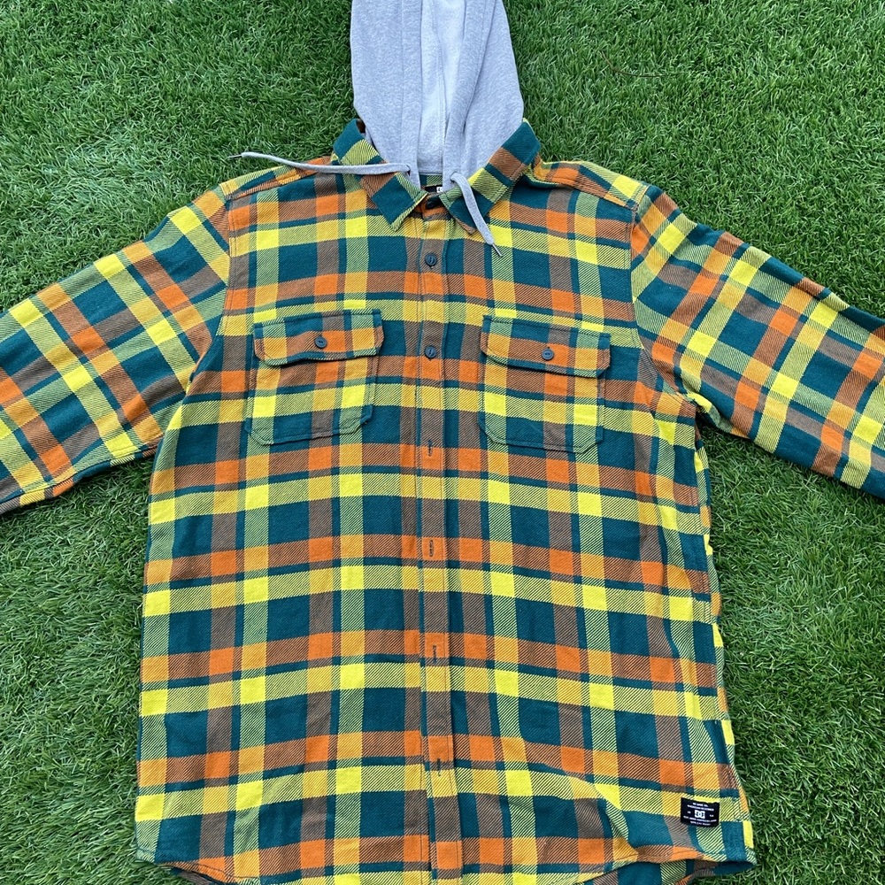 DC Men’s - Aberdeen Hooded Flannel Shirt